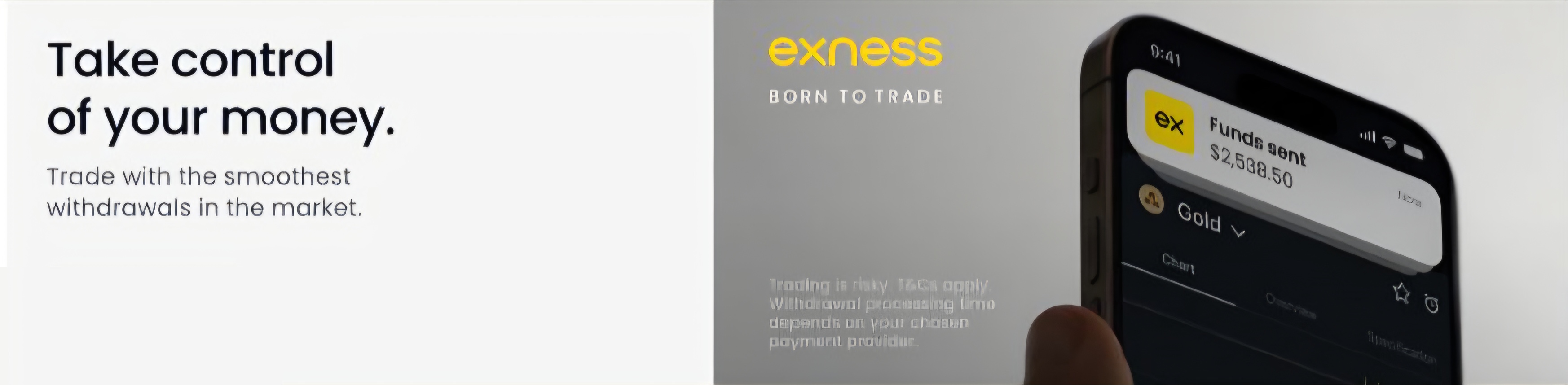Trade with Exness